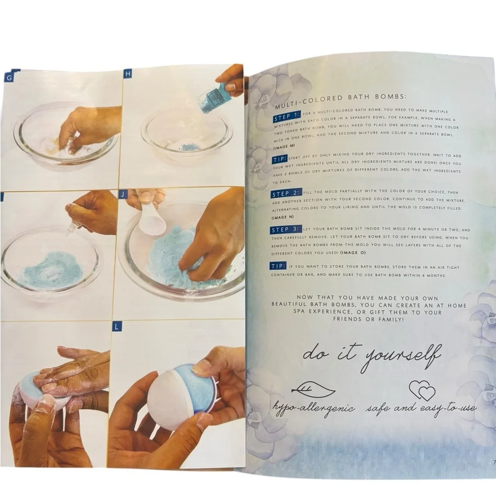Creative You Do It Yourself‎ Gardenia Splash Bath Bomb Craft Set New GIFT Floral